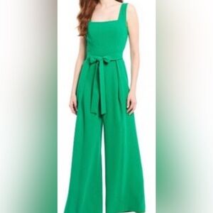 ANTONIO MELANI Vibrant Green Wide-Leg Jumpsuit